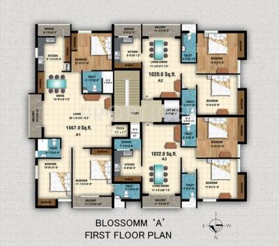 Images for Cluster Plan of Anitech Blossomm A