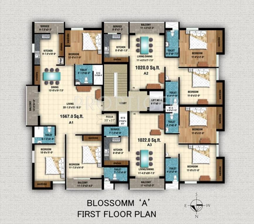 Images for Cluster Plan of Anitech Blossomm A