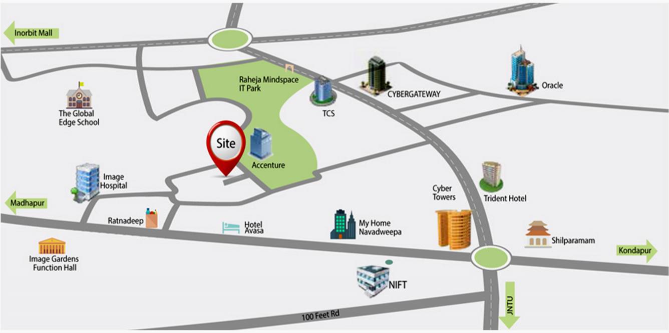 Images for Location Plan of Sahiti Sri Vidhya Ambrosia