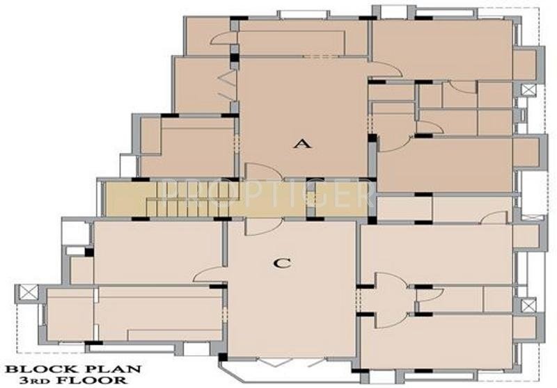  lakshmi Single Tower Cluster Plan