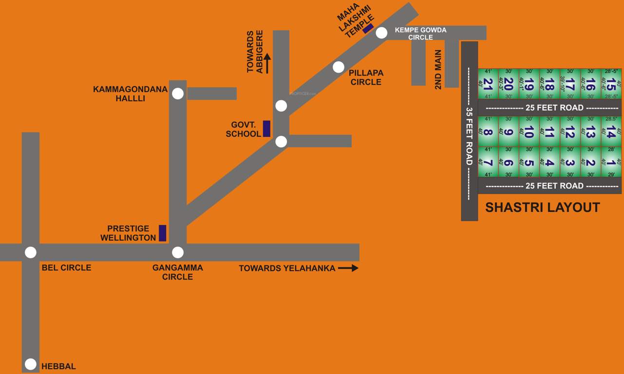 Images for Location Plan of Promax Properties Shastri Enclave