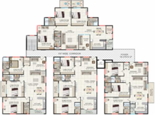 Images for Cluster Plan of EAPL Sri Tirumala Luxuria