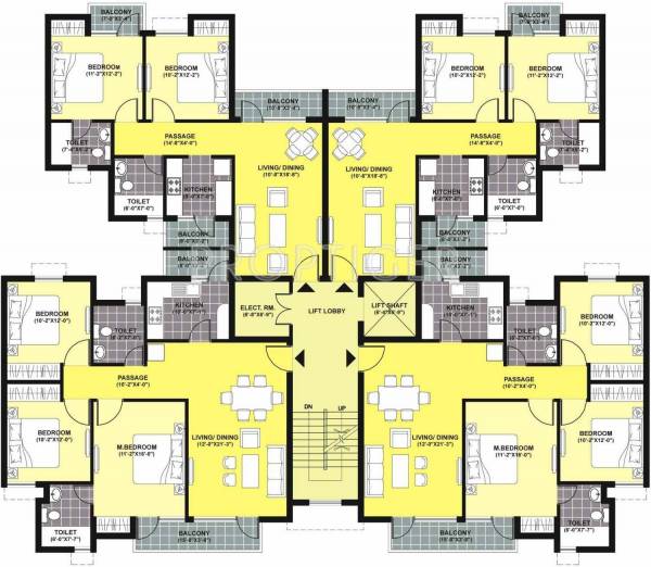 Images for Cluster Plan of Unitech Unihomes 2