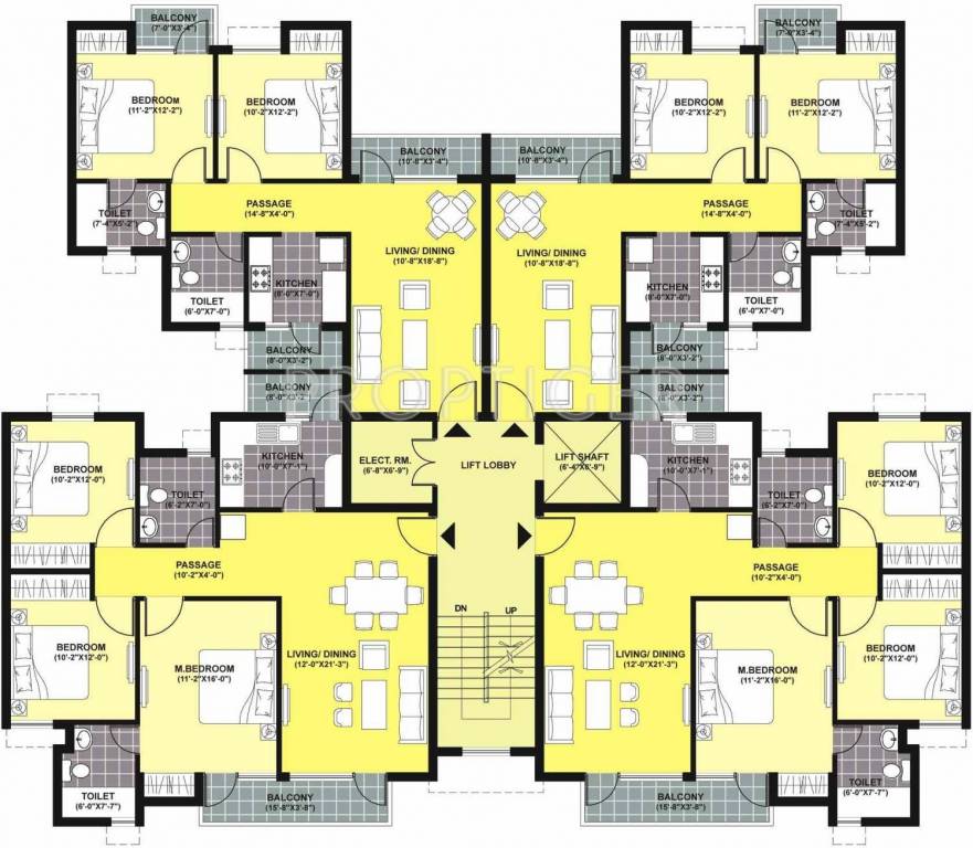 Images for Cluster Plan of Unitech Unihomes 2