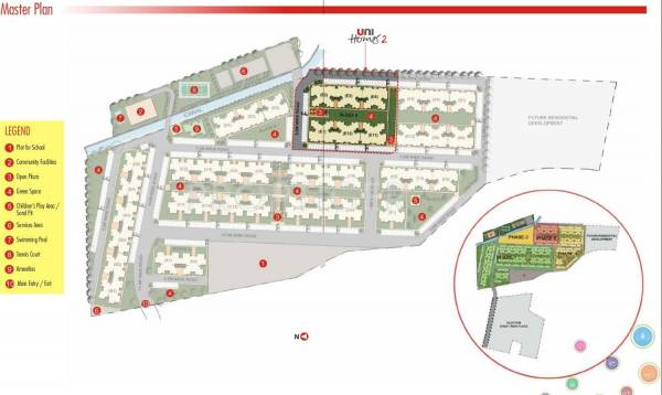Images for Master Plan of Unitech Unihomes 2