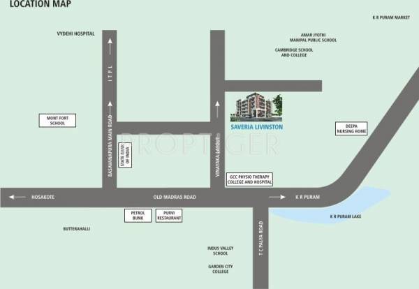 Saveria Livinston Location Plan