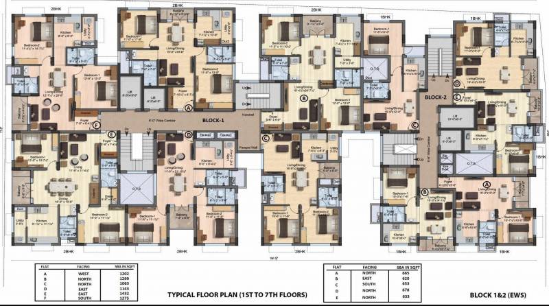  estate-apartments Images for Cluster Plan of Mayflower Estate Apartments