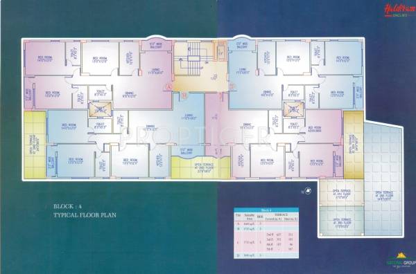 Images for Cluster Plan of Natural Group Haldiram Enclave
