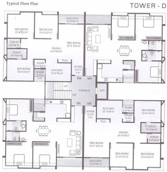 Images for Cluster Plan of Priyanka Akarsh 1