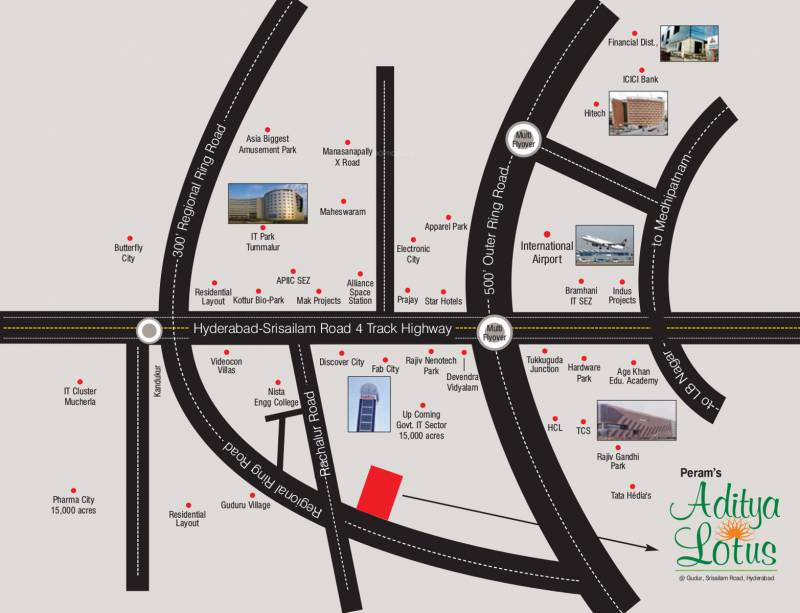 Images for Location Plan of Peram Aditya Lotus