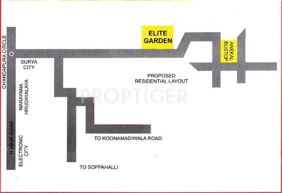 ESCON Developers Elite Garden Location Plan