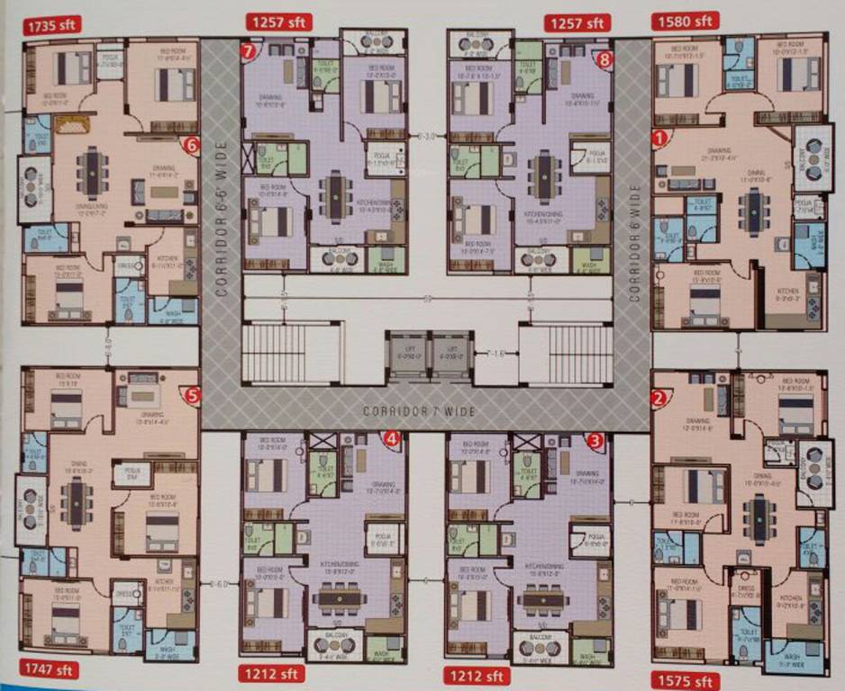 Images for Cluster Plan of SVL Spring View Elegance