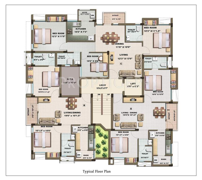 Images for Cluster Plan of Casagrand Madhuban