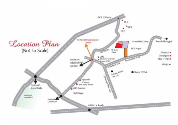  sri-tirumala-millennium Location Plan