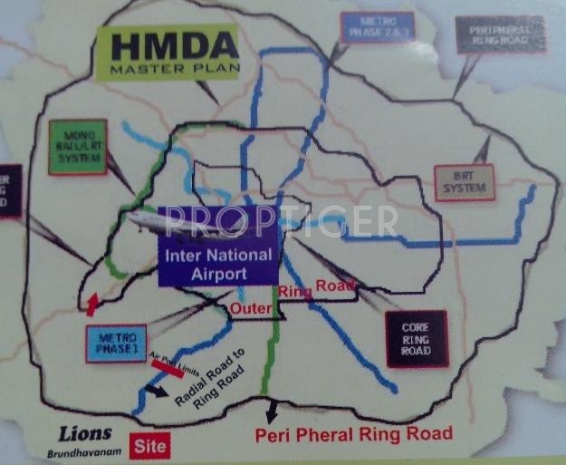 Images for Location Plan of MSR Brundavanam