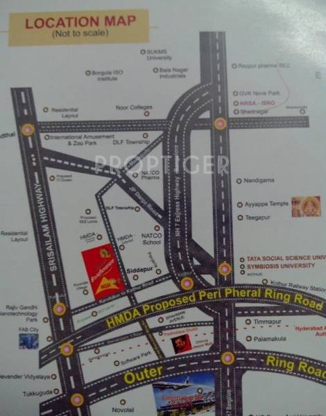 Images for Location Plan of MSR Brundavanam
