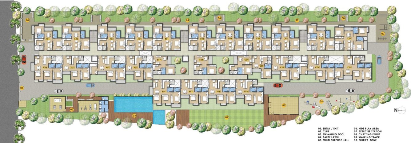 essence Images for Cluster Plan of Subha Essence