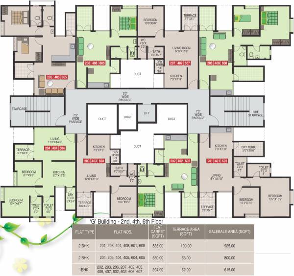 Images for Cluster Plan of AK Ruturang Shravan Building G