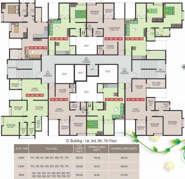 Images for Cluster Plan of AK Ruturang Shravan Building G