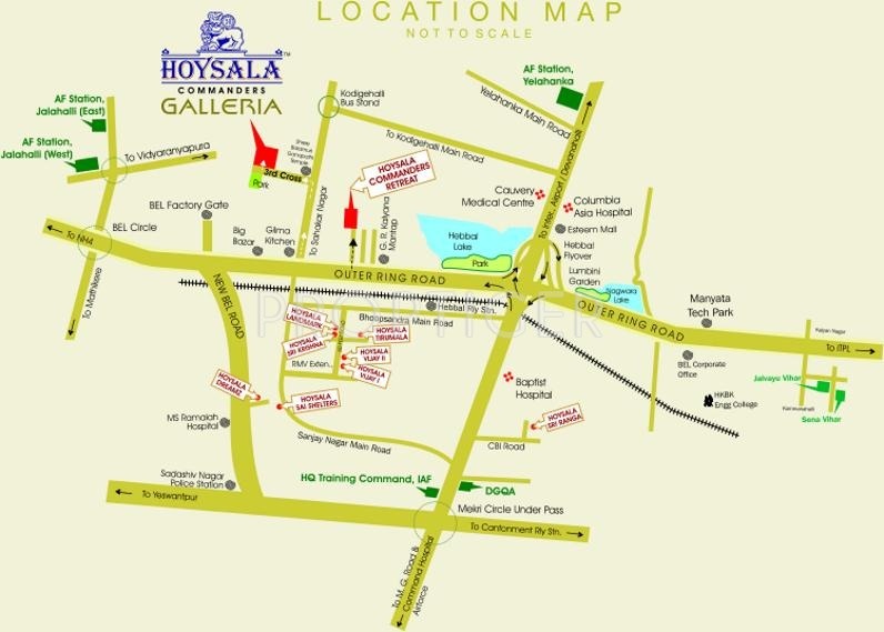 Images for Location Plan of Hoysala Commanders Galleria II