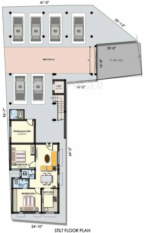  elegance Block A Cluster Plan