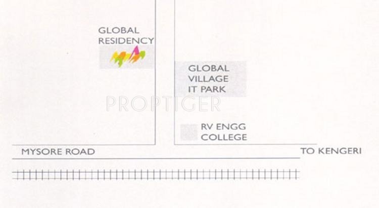 Akash Homes Global Residency Location Plan