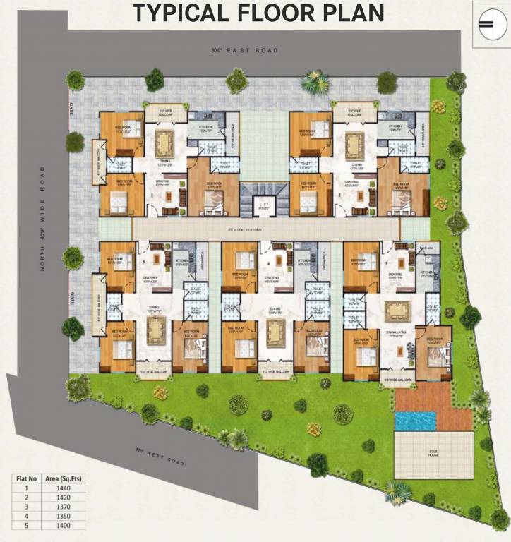 Images for Cluster Plan of Crescent Crescent Paramount