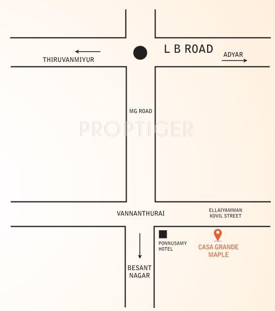 Images for Location Plan of Casagrand Maple