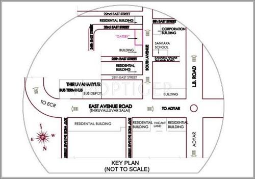Images for Location Plan of Ramaniyam Real Estates Gatsby