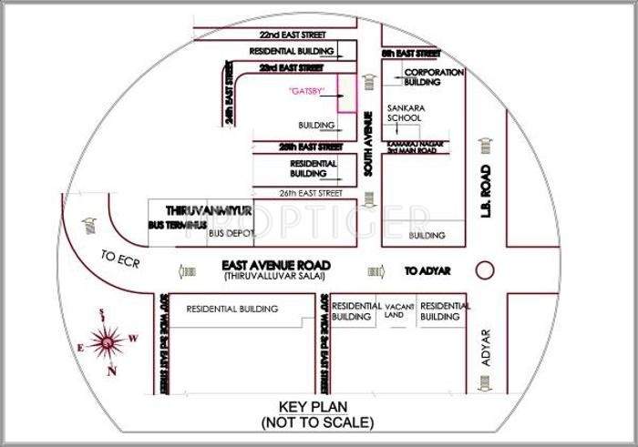 Images for Location Plan of Ramaniyam Real Estates Gatsby