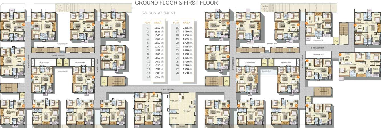Images for Cluster Plan of Sahiti Sudheshna Alpine Heights