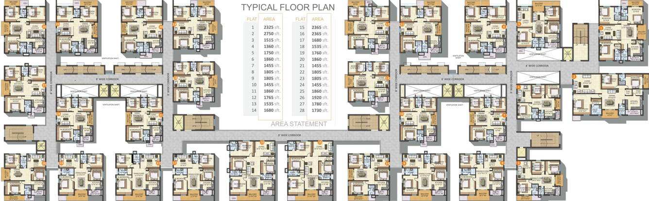 Images for Cluster Plan of Sahiti Sudheshna Alpine Heights