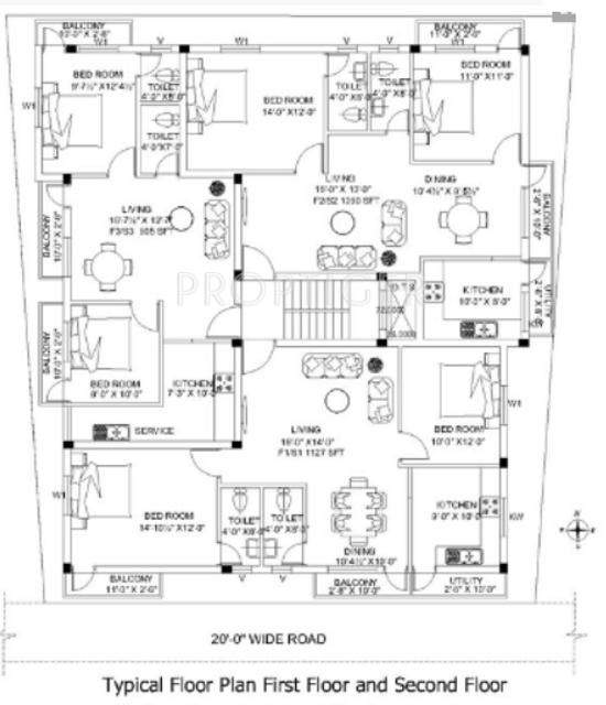 Images for Cluster Plan of Amudha Paradise