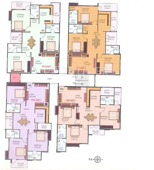 Images for Cluster Plan of United Homes Tulips