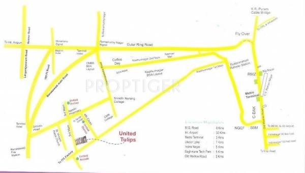 United Homes Tulips Location Plan