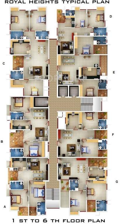  royal heights Images for Cluster Plan of Hoysala Royal Heights