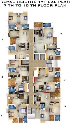  royal-heights Images for Cluster Plan of Hoysala Royal Heights
