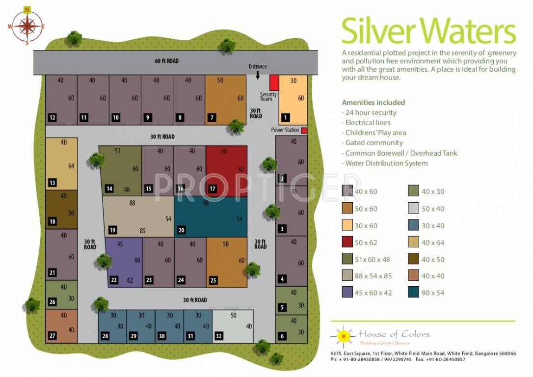 House of Colors Silver waters Layout Plan