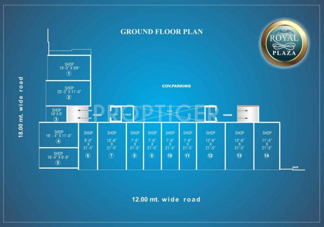 Images for Cluster Plan of Makhija Royal Plaza