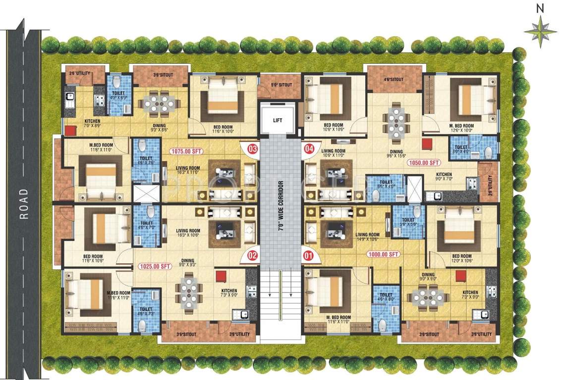  gokulam Images for Layout Plan of Saranya Gokulam