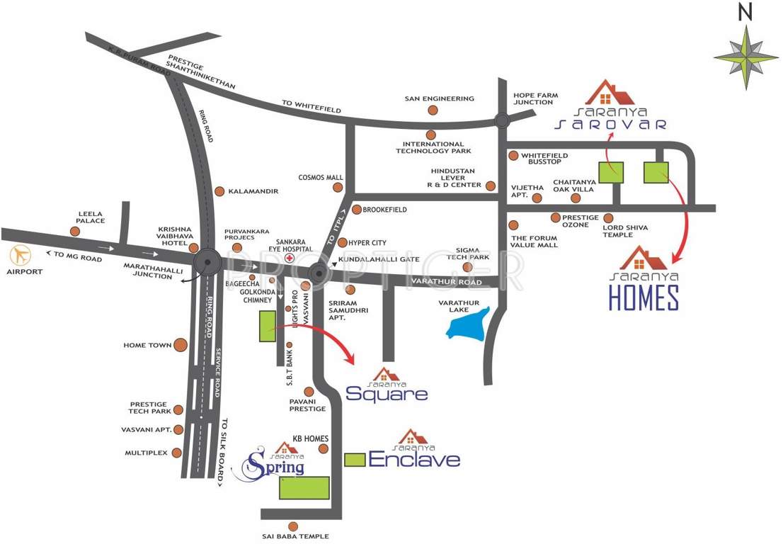  gokulam Images for Location Plan of Saranya Gokulam