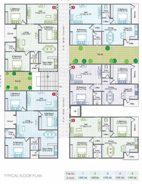 Images for Cluster Plan of Travancore Constructions Vijayas Thrayambakam