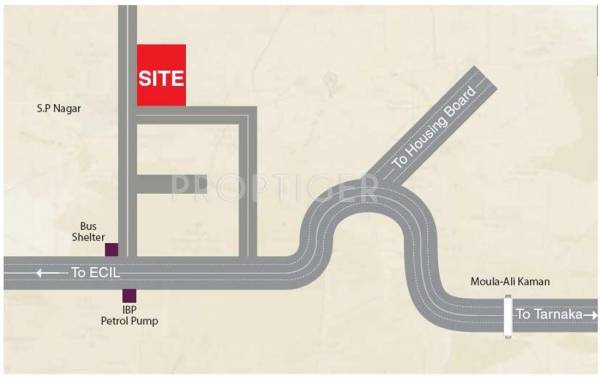 Travancore Constructions Vijayas Thrayambakam Location Plan