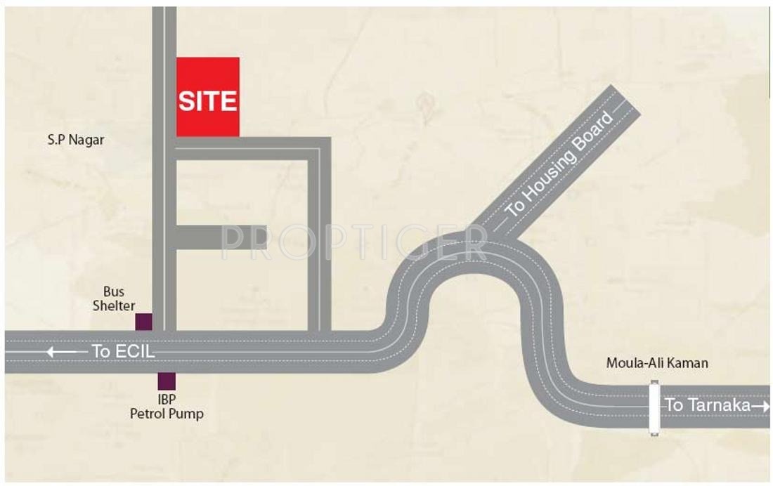 Travancore Constructions Vijayas Thrayambakam Location Plan