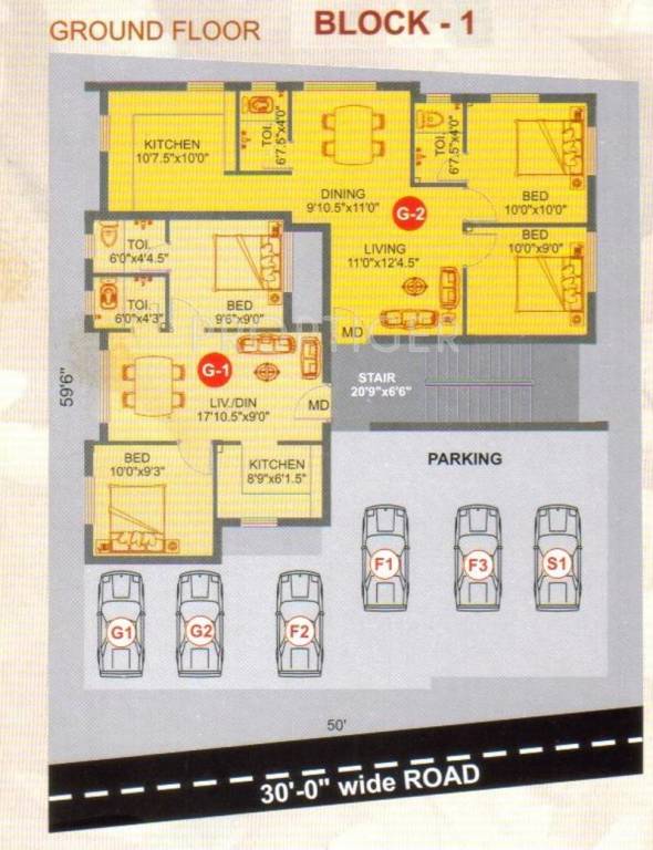 Images for Cluster Plan of Hi Astraa Garden