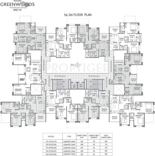 Images for Cluster Plan of Magnus Manjri Green Woods