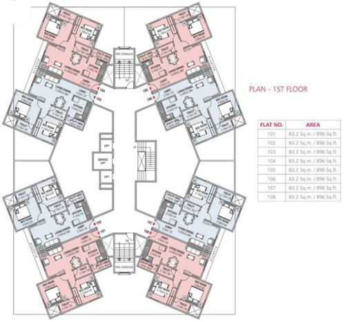  tulip Images for Cluster Plan of Pioneer Tulip