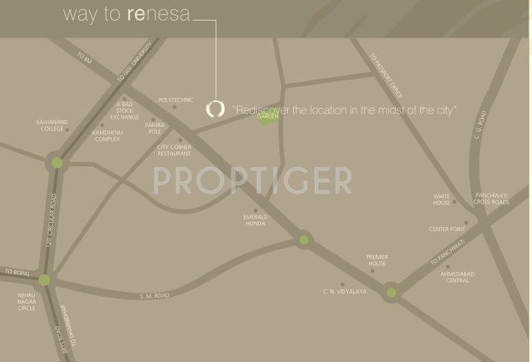 Maruti Inspiring Realty Renesa Location Plan