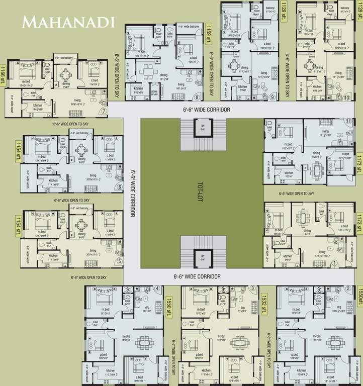  ocean greens Images for Cluster Plan of Lakshmi Ocean Greens