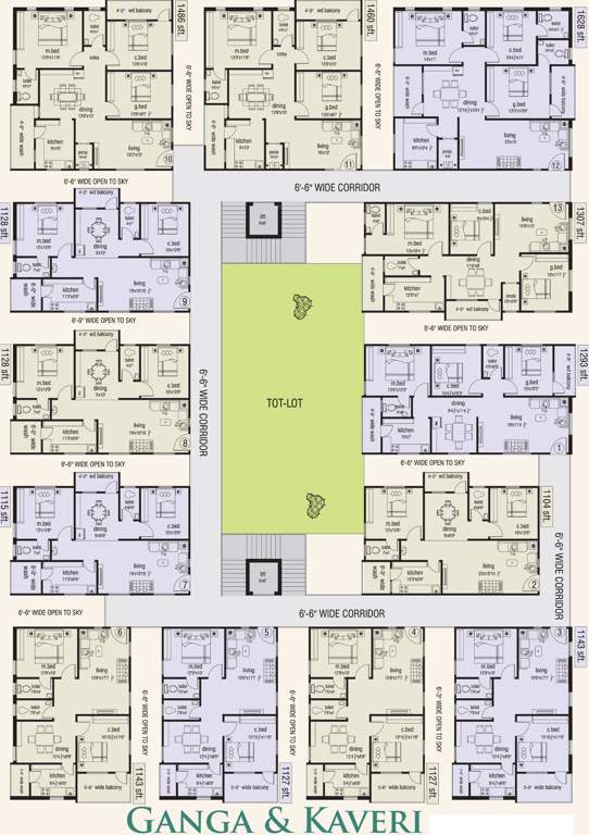  ocean greens Images for Cluster Plan of Lakshmi Ocean Greens